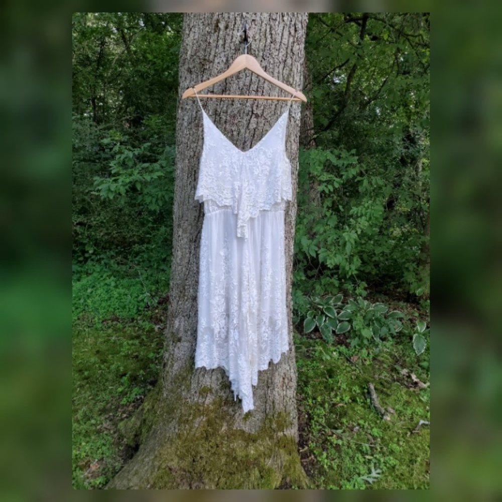 Stunning Boho White Zimmermann Dress